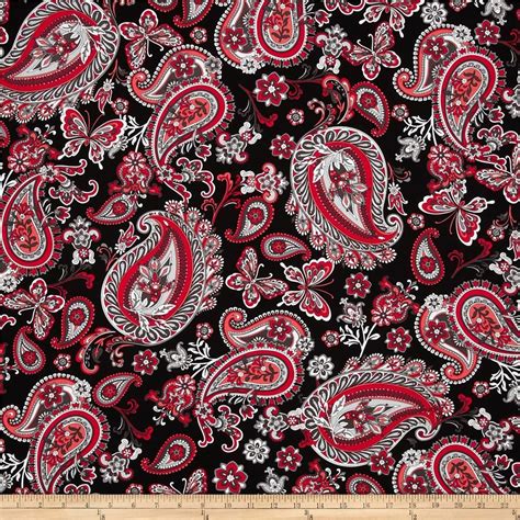 metalic paisley fabric red and black|shabby fabrics paisley fabric.